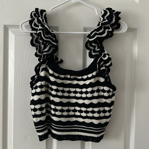 H&M Crochet Look Crop Top - Picture 10 of 10